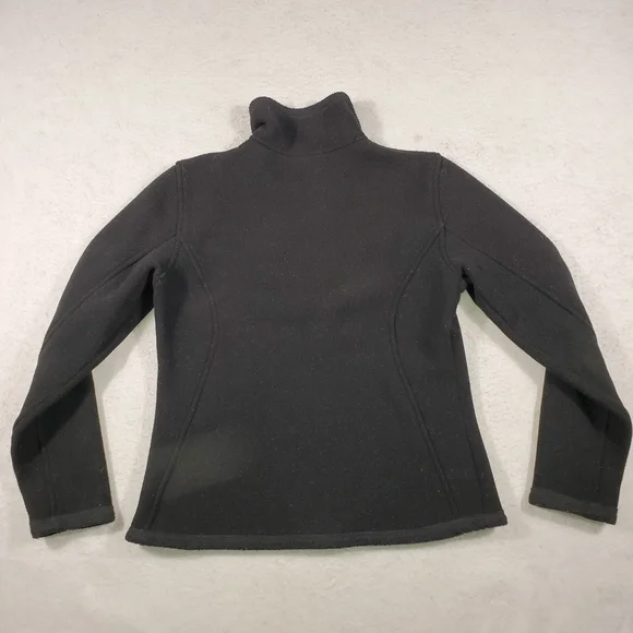 Marmot Black Full Zip Soft Warm Fleece Jacket Womens Size Small Outdoor Winter - Picture 7 of 8